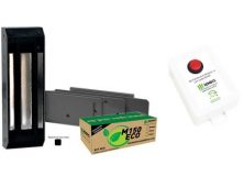 Instalação Fechadura Eletromagnética utilizando fonte com botão, timer e carregador bateria.